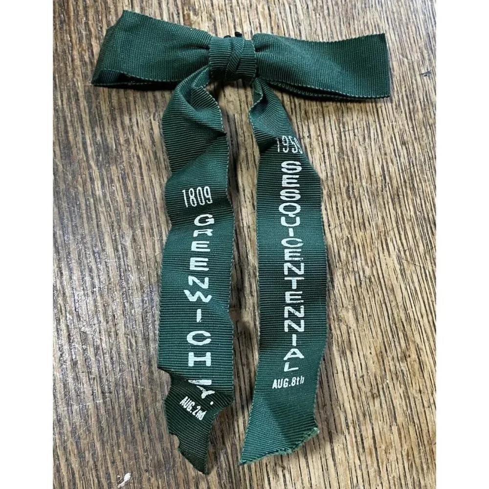 Vintage Sesquicentennial Bow Tie Upstate New York Greenwich 1959